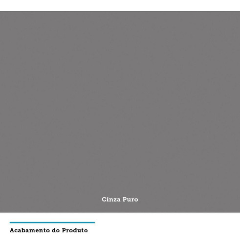 Porta Correr Closet 80cm Champagne Prime Cinza