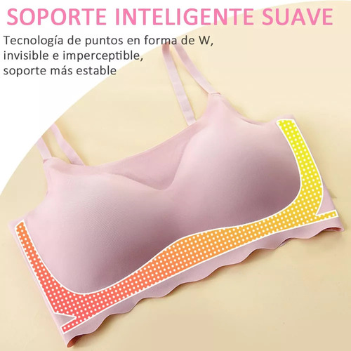 Wd Sujetador Deportivo Invisible For Niñas De 12 A 18 Años