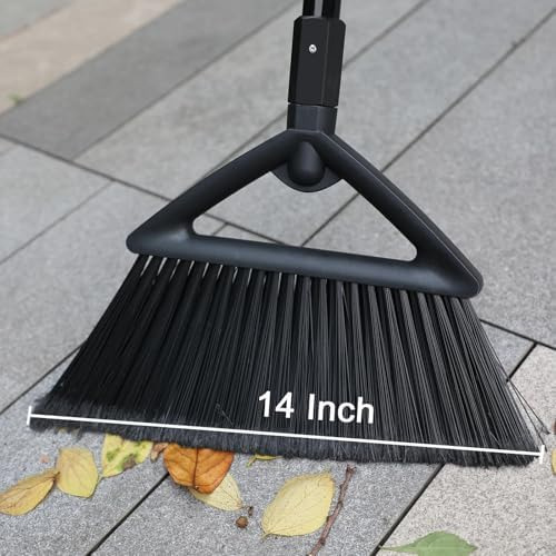 Escoba Resistente De 4 Piezas, Escoba Angular De Nte Con Pos