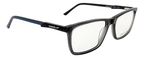 Armação De Óculos Speedo Sp4095 H02 Cinza Translúcido Tamanho 55