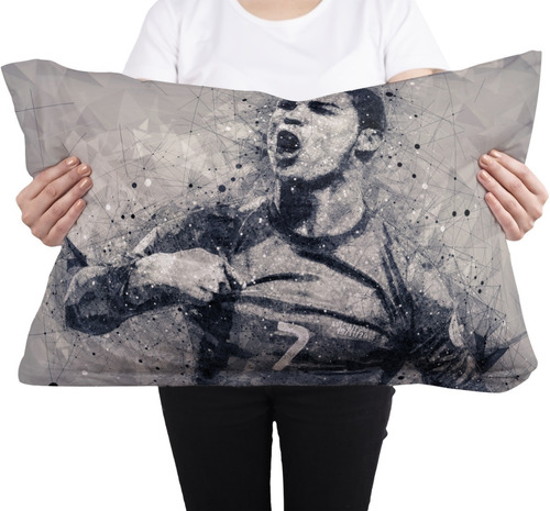 Cojin Almohada Cristiano Ronaldo Cr7 Artistico Diseño Arte