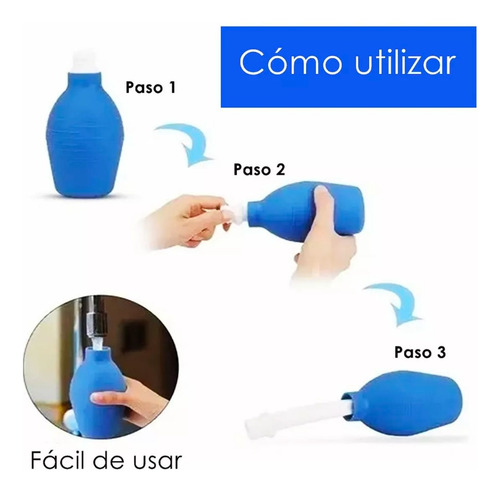 Enema Portátil Para Ducha Anal O Vaginal 310ml Negro