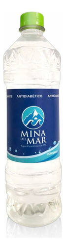 Agua De Mar Hipertónica Pura Microfiltrada Botella De 1l.