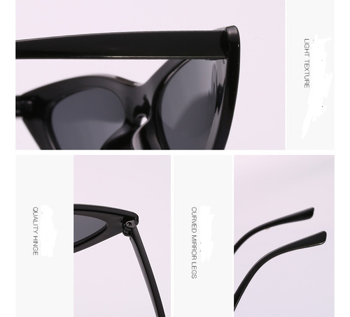 Gafas De Sol Triangulares Modernas Con Forma De Ojo De Gato,