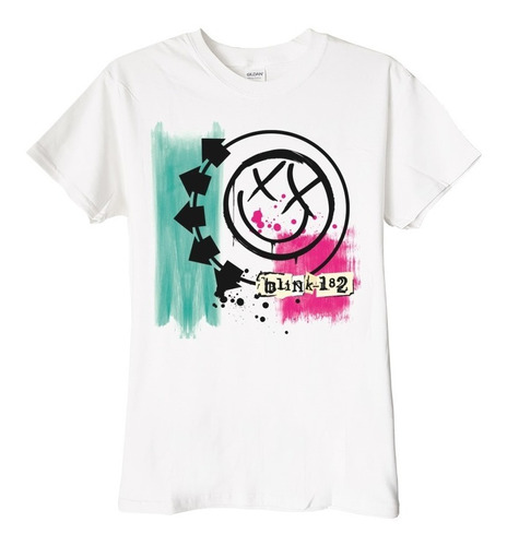 Polera Blink 182 Flag Logo Punk Abominatron