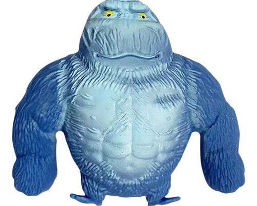 Gorila Antiestrés, Estirable Squishy 10cm Color Azul