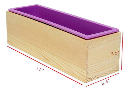 Âmolde De Silicona De Jabã³n Rectangular Flexible Con C...