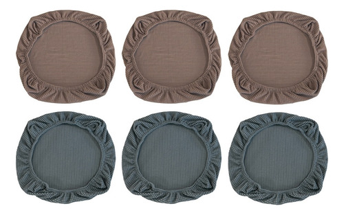 6 Piezas Universal 38-50cm Funda De Asiento Para Silla De