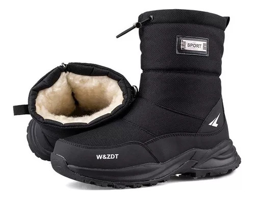 Botas De Nieve Impermeables Y Antiderrapantes De Piel Calien