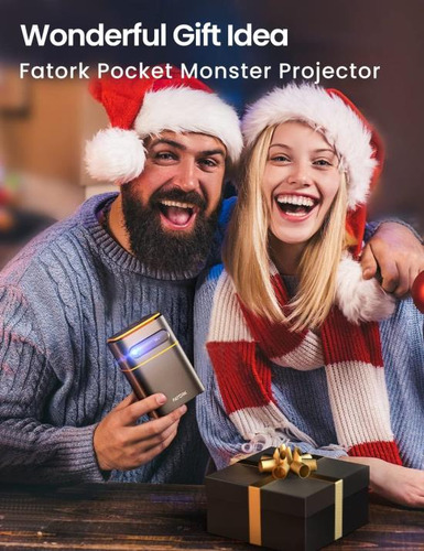 Fatork Mini Proyector, Proyector De Tiro Corto 5g Wifi 6, Pr