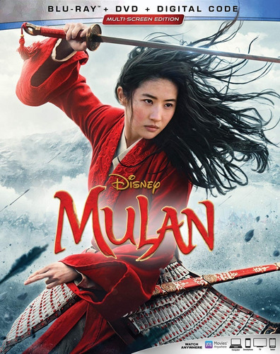 Blu-ray + Dvd Mulan (2020)