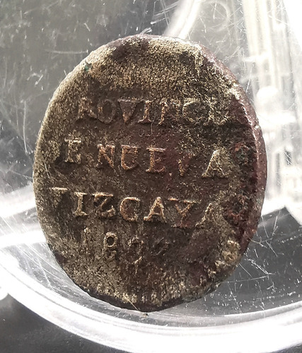 Moneda Octavo Real Nueva Vizcaya 1823 Agustín De Iturbide