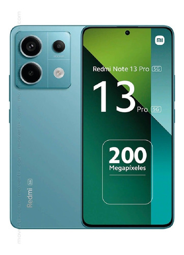 Celular Xiaomi Redmi Note 13 Pro 5g 12gb Ram 512gb Dual Sim Ocean Teal