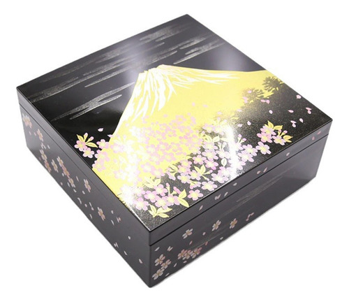 Bandeja De Sushi Japonés, Caja 12,5 Cm X 12,5 Cm X 6,5 Cm