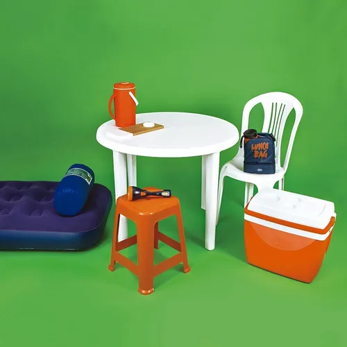 Mesa Mor redonda color blanco 90cm x 71cm