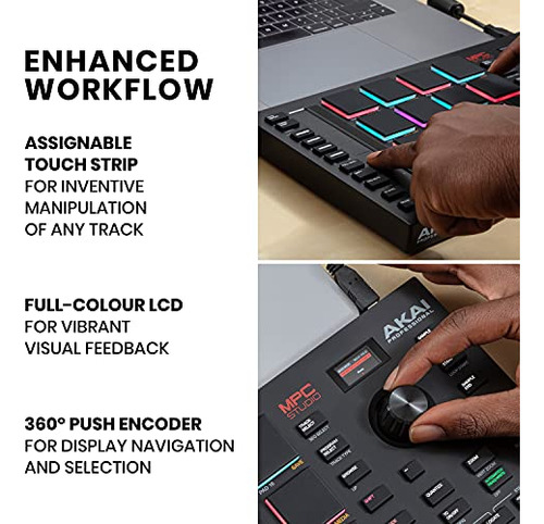 Controlador Midi Akai Professional Mpc Studio Beat Maker Con