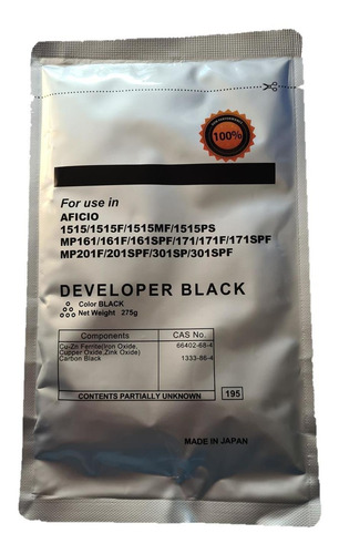 Imagen 2 de 2 de Revelador Ricoh Type 28 Aficio 120 1515 1015 1018 2015 2016