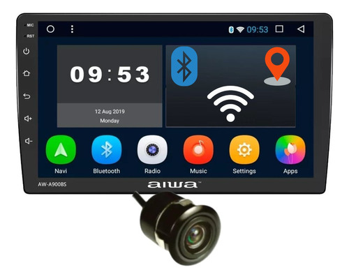 Radio Carro Aiwa Android 10 Pantalla 9' Wifi 32gb + 2gb Ram