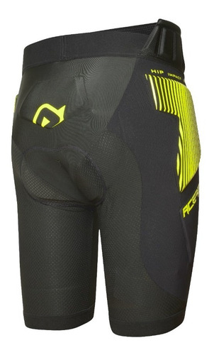 Imagen 2 de 2 de Pants Soft Rush Negro/amarillo M