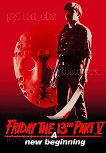 Pósters Saga Friday 13th Viernes 13 Martes 13 Jason 5-6-7-8