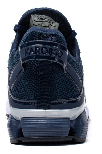 Imagen 7 de 7 de Tenis Para Correr Hombre Karosso Marino Mujer 6322