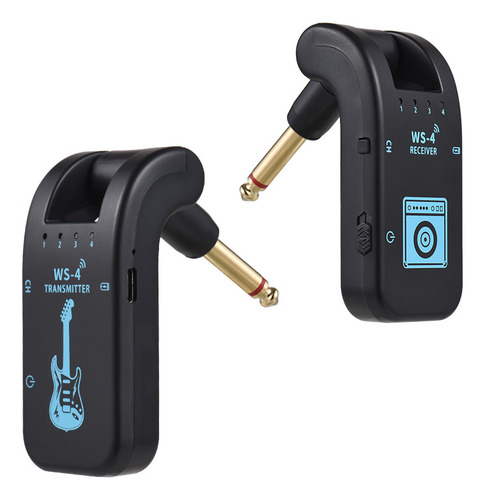 Receptor Guitarra Bajo Inalámbrico Guitarra Eléctrica 48k/16