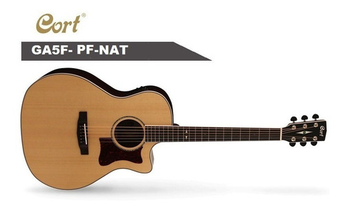 Guitarra Electroacustica Cort Ga5f Pf Nat Eqalizador Fishman