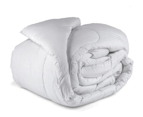 Acolchado Cubrecama King Size Percalito Blanco Ideal Hotel
