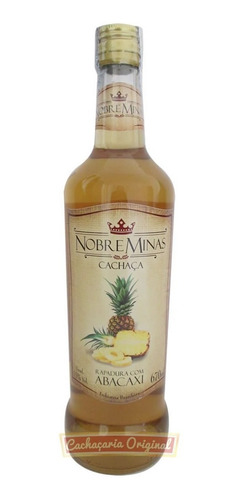 Cachaça Nobre Minas Rapadura Com Abacaxi 670ml Original