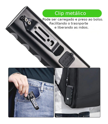 Imagem 6 de 6 de Farol De Bike Bateria Embutida 3000 Lm 10000 Mah Pwbank Kx5