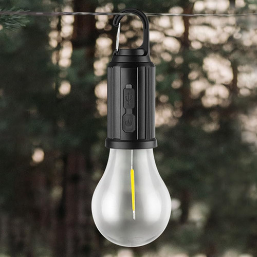 X4 Lampara Solar Usb Camping Ampolleta Led Recargable