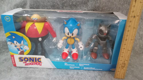 Sonic Hedgehog Multipack Sonic Dr Eggman Y Mecha Sonic 4 (Usado)