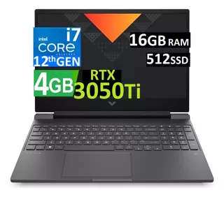 Hp Victus 15 144hz Ci7-12650h 16gb 512ssd Rtx3050ti 4gb W11