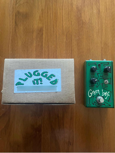 Pedal De Overdrive Plugged It Green Box (tube Screamer)