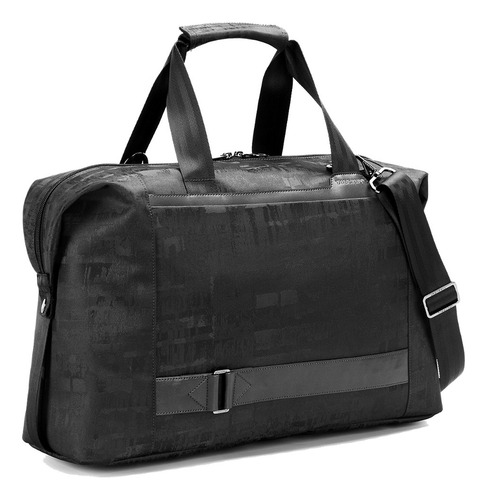 Bolsa De Viagem Masculina Executiva de Bordo Avião Viagem Masculina Luxo Resistente Grande Premium com Alça Cor Preto