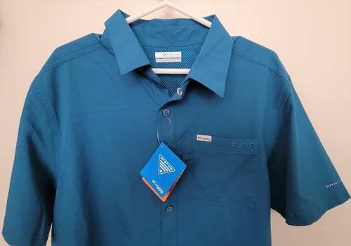 Imagen 2 de 4 de Camisa Columbia Bluefln Winds Camp Hombre Talla M
