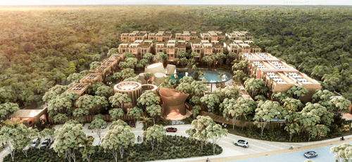 Studio Con Terraza En Venta En Comunidad Aflora, Aldea Zama Tulum.