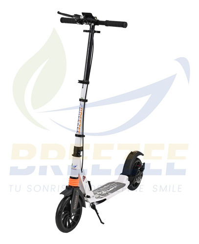 Scooter Plegable Patín Adolescentes Adultos Resistente 150kg Color Blanco
