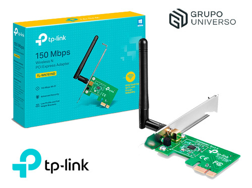 Tl-wn781nd Tp-link Tarjeta Wifi Para Pc Pci-express 150mbps