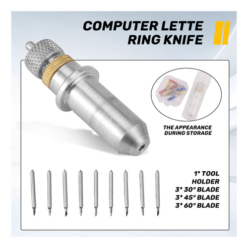 Soporte Para Cuchillas De Acero De Tungsteno Tallado En Acer