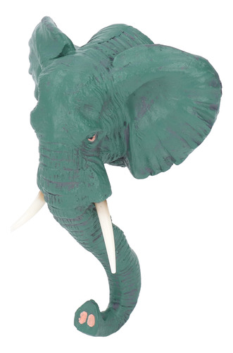 Gancho De Pared Simple Con Cabeza De Elefante, Estilo Retro