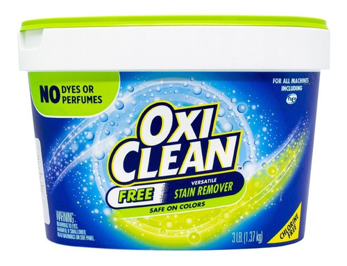 Oxi Clean Versatile Free Quitamachas En Polvo Ropa Grande 3c