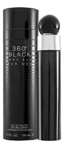 360 Perry Ellis For Men Black 3.4oz/100ml Eau De Toilette