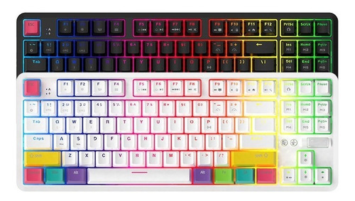 Imagen 7 de 7 de Teclado Mecánico Bluetooth Full Rgb Red/brown - Ajazz K870t