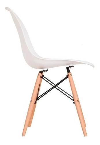 Imagen 3 de 3 de Silla de comedor Garden Life Eames, estructura color blanco, 4 unidades