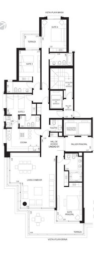 Imagen 15 de 15 de Apartamento En Venta De 3 Dormitorios En Playa Brava (ref: Lij-3058)