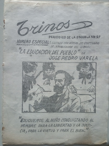 Antiguo Periodico Escolar Esc97 1974