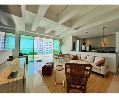 Venta Apartamento Airbnb Castillogrande 2 Alcobas + Estudio Amoblado
