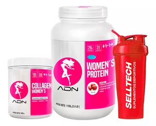 Women Protein 1.1kg Vainilla Collagen Women 500gr Fruit