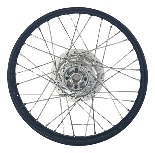 Roda Dianteira Preta Completa Cg 125 Titan De 83 A 99